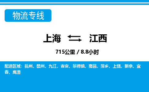 上海到江西物流专线-上海至江西物流公司-上海到江西货运专线