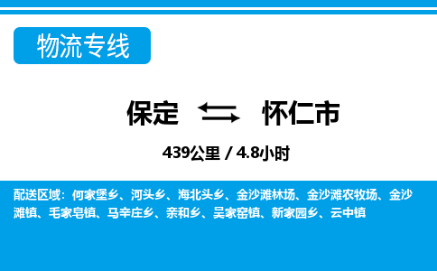 保定至怀仁市货运专线：工厂货物运输专线「诚信经营」