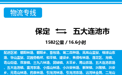 保定至五大连池市货运专线：装修材料运输专线「快运直达」