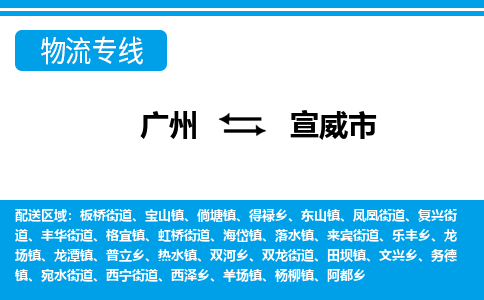 广州到宣威市物流公司|广州至宣威市货运专线